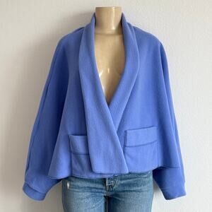 The Vermont Country Store Women's Snuggler Fleece Sweater One Size Lightweight